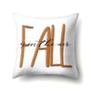 Thanksgiving Pillowcase Blessing Maple Leaf Pumpkin Sofa Cushion Cover Office Home Living Room Pillowcase