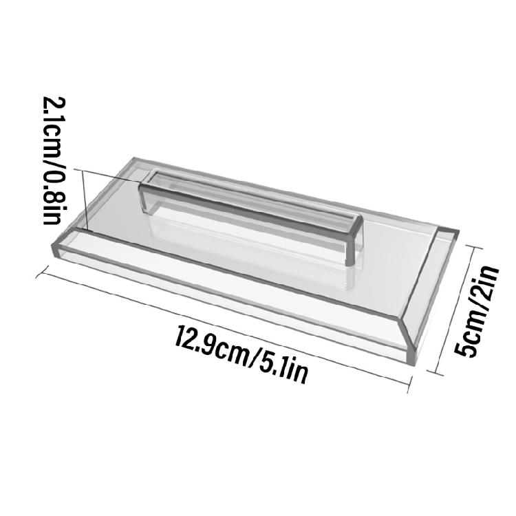 Transparent Vintage ABS Storage Shelf Display Stand Fall Protections Game Cartridges Storage Grip Clear Holder