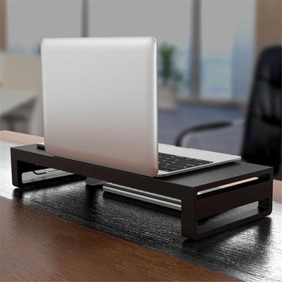 Supporto Monitor Desktop Multi-Funzione Ricarica Wireless USB 3.0 Rialzo Schermo Computer USB 595*255*72mm