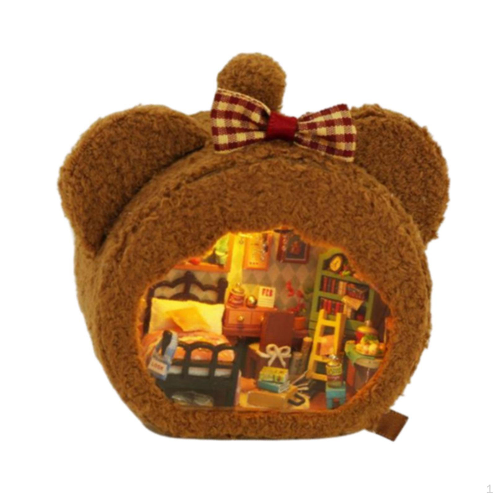 

Набор моделей мини-дома своими руками для творческих мастеров Bear