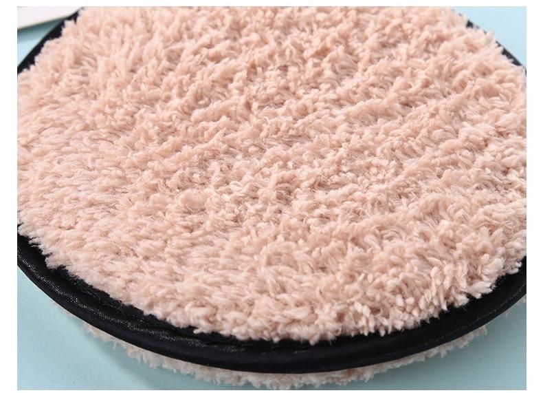 3PCS Makeup Remover Puff Soft Microfiber Towel Cloth Pads Face Cleansing Reusable Washable Wipe Pads Natural Remover Lazy Use