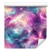 Watercolor Galaxy Wallpaper Violet and Blue, Purple Background 50x1000