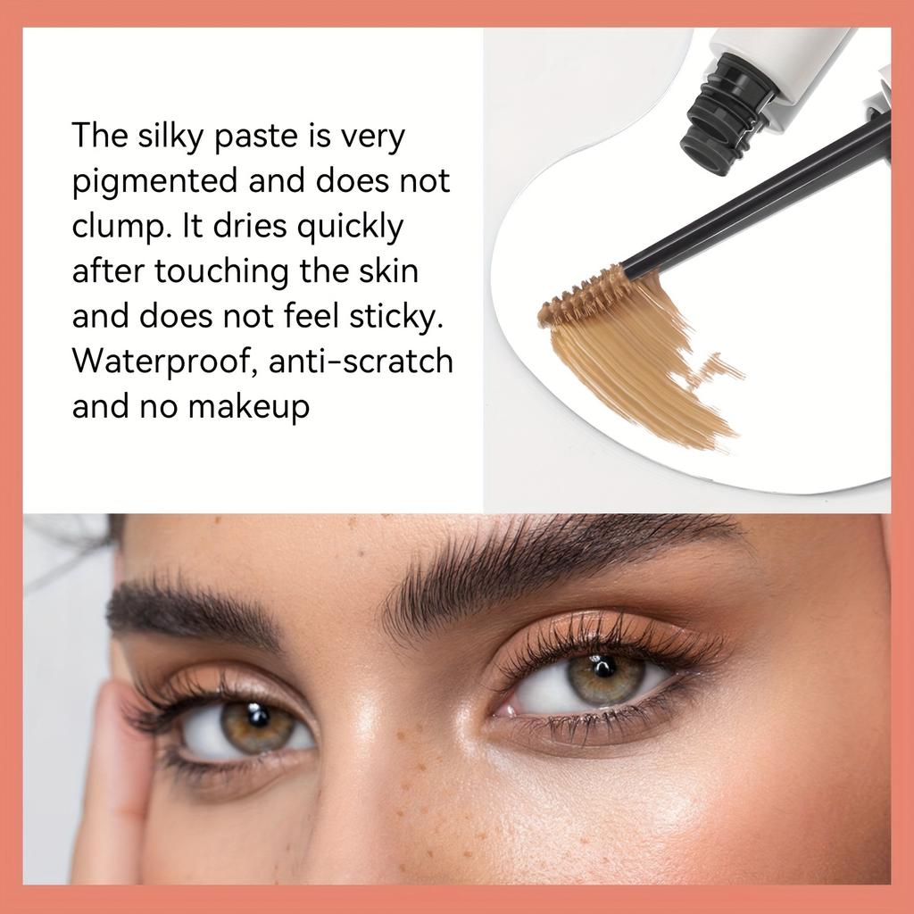 Crema per sopracciglia ad asciugatura rapida Sopracciglio selvaggio perfetto naturale Non facile da sbavare Crema per sopracciglia waterproof
