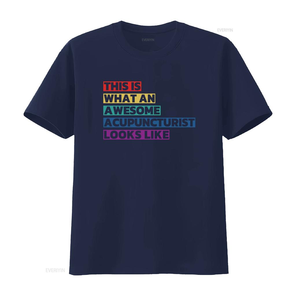 Akupunkteur T-Shirt Akupunktur Lustig SO SIEHT EIN FANTASTISCHER AUS vintage Gewaschenes Oberteil Für Den Alltag Weich homme