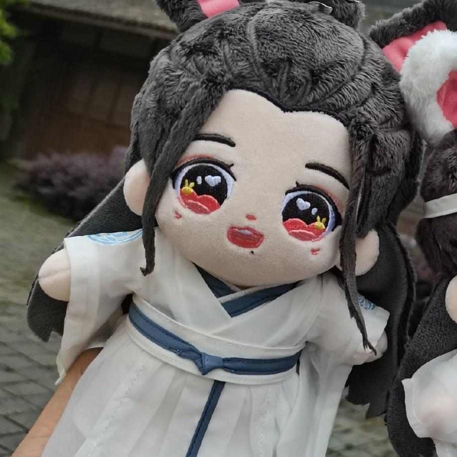 New Arrival 20Cm Mo Dao Shi Lan Wangji Wei Wuxian Plush Toys Anime Plush Cotton Dolls Kawaii Manga Stuffed Plushie Toys Gifts