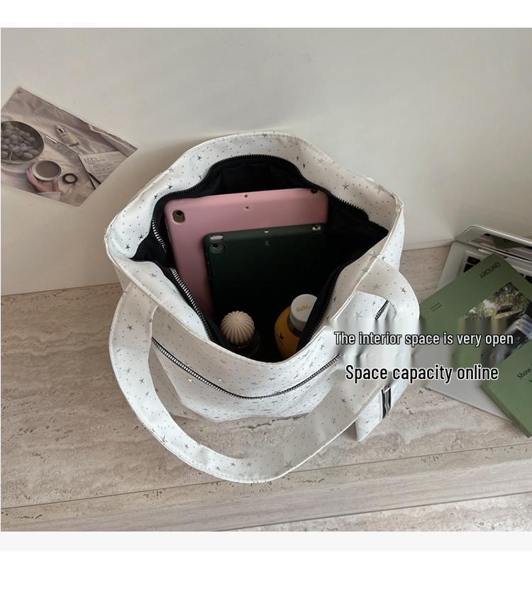 2026 Summer Women's Large Capacity Textured Tote Shoulder Bag