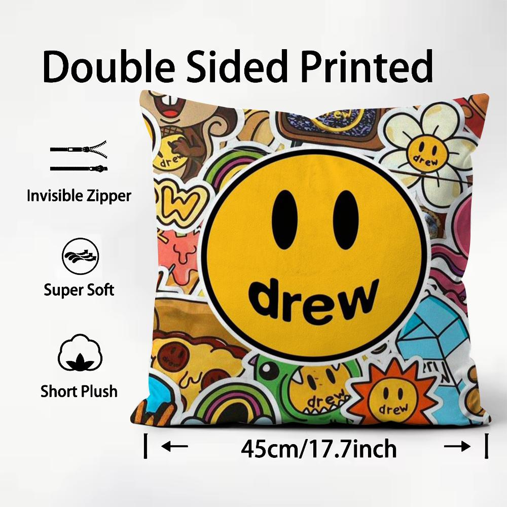 Fashion D-Drew HouseS Cushion Cover Comfortable Reversible Pillow Cover Ideal for Car Sofa Bedroom & Beyond