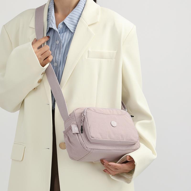 Nylon Bag Women's Crossbody Shoulder Bag Multi-Layer Large Capacity Waterproof Mother Bag
