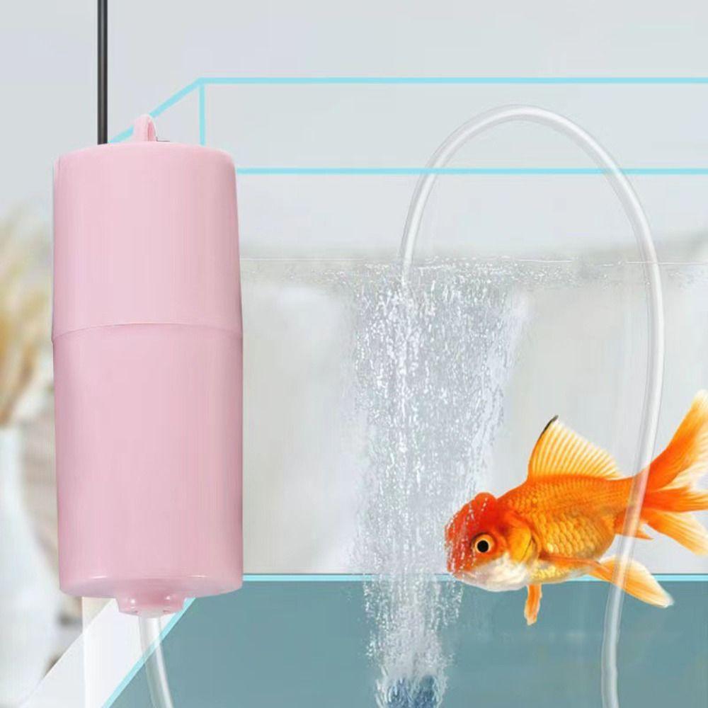 USB Interface Aquarium Air Pump With Air Stone With Silicone Tube Fish Tank Oxygenator Silent Aquarium Air Aerator Fish Tank