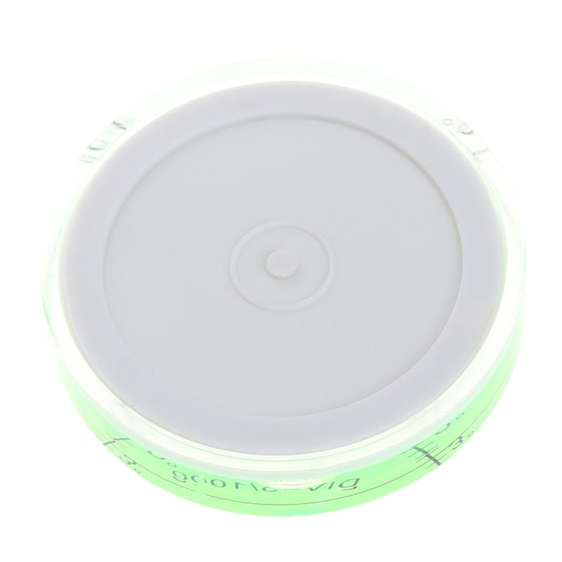 60mm Large Spirit Bubble Level Degree Mark Surface Circular Measuring Bulls Eyes