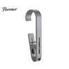 Home Organization Accessories Laundry Hook with Clip, Non-Drilling ABS Closet Organizer, Multi Purpose Plastic Clamps Durable Anti-slip Clothes