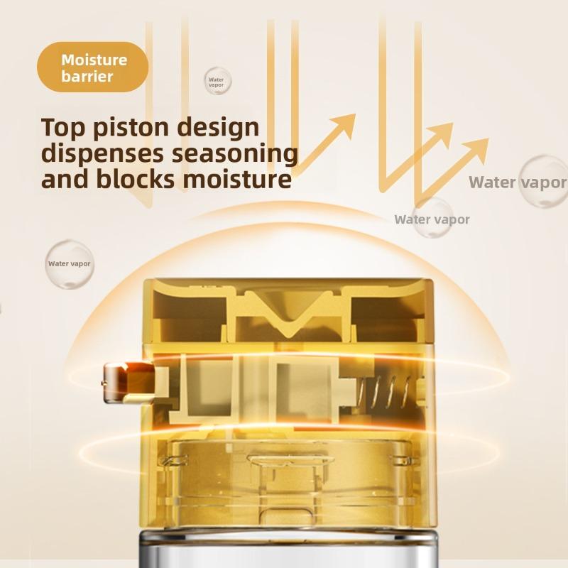 Quantitative Salt Jar, Seasoning Bottle, Household Kitchen Salt Sprinkling Jar, Seasoning Box, Seasoning Jar Set, Salt Control Bottle