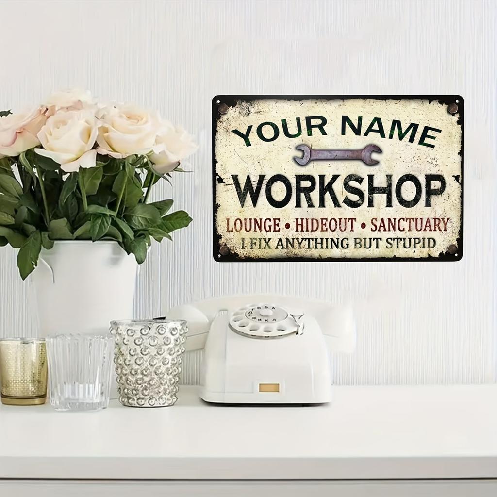 Custom Metal Tin Sign Home Outdoor Wall Decor Personalized