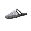 Fashion Mesh Women Slippers Summer Luxury Designer Rome Walking Leisure Round Toe Slingback Outdoor Dress Beach Shoes fashion slides