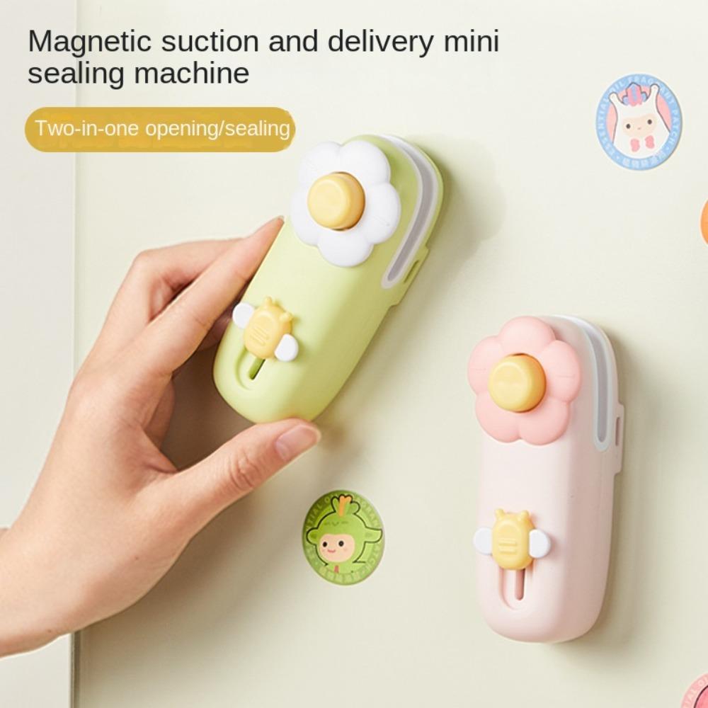 Bottom Magnet Mini Sealing Machine Handheld Heat Vacuum Sealer Creartive Heat Sealer  Package Bag