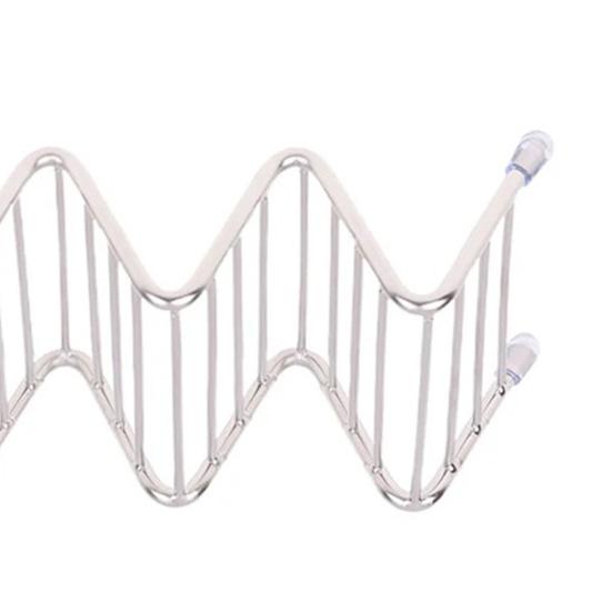 Taco Holder Multifunctional Pancake Stand Spring Roll Rack Hot Dog Shelf Rust-Proof Stainless Steel Serving Rack for Snacks Party Platter