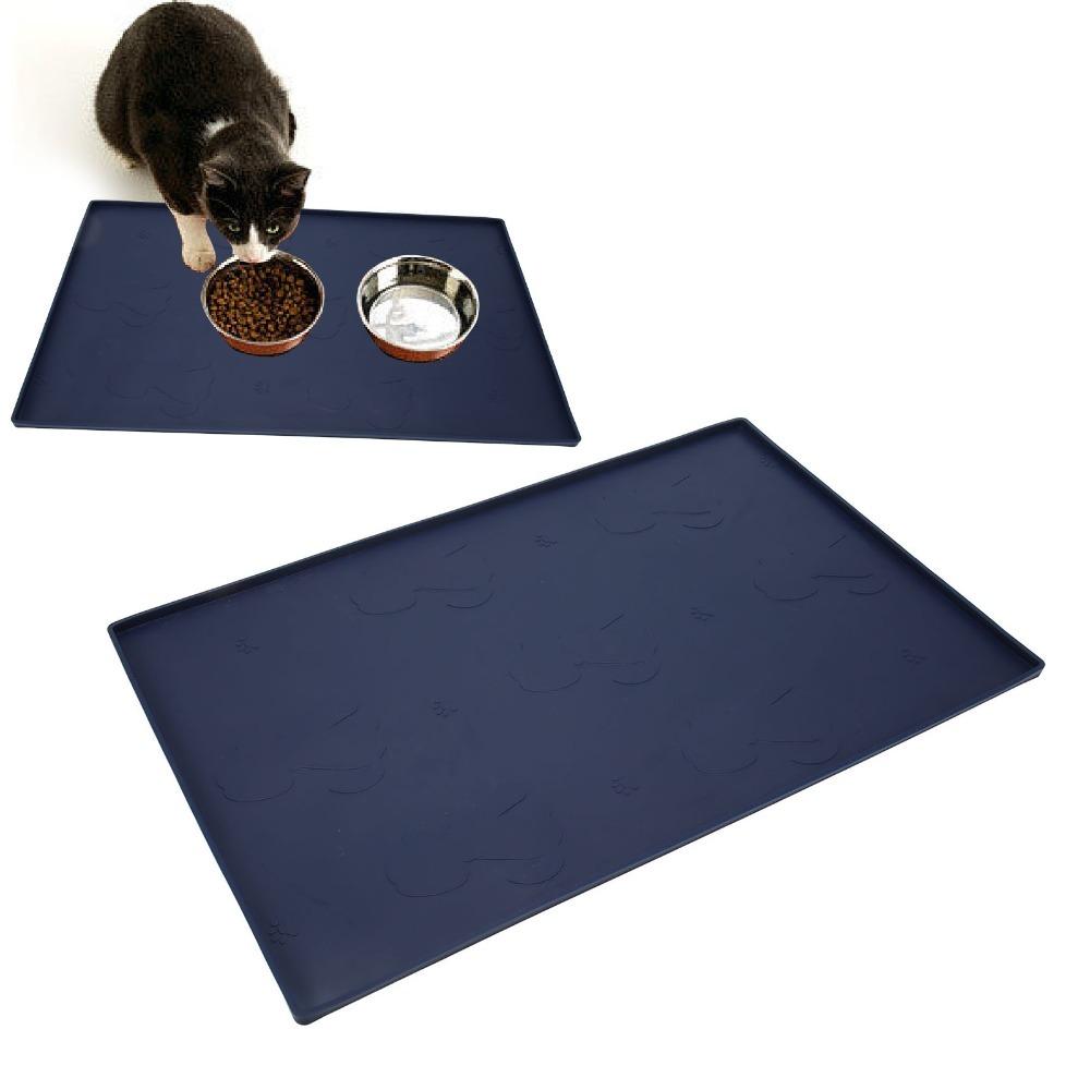 Silicone Dog Food Mat Small Animal printed Pet Placemat Pet Feeding Mat Indoor Pet Feeding