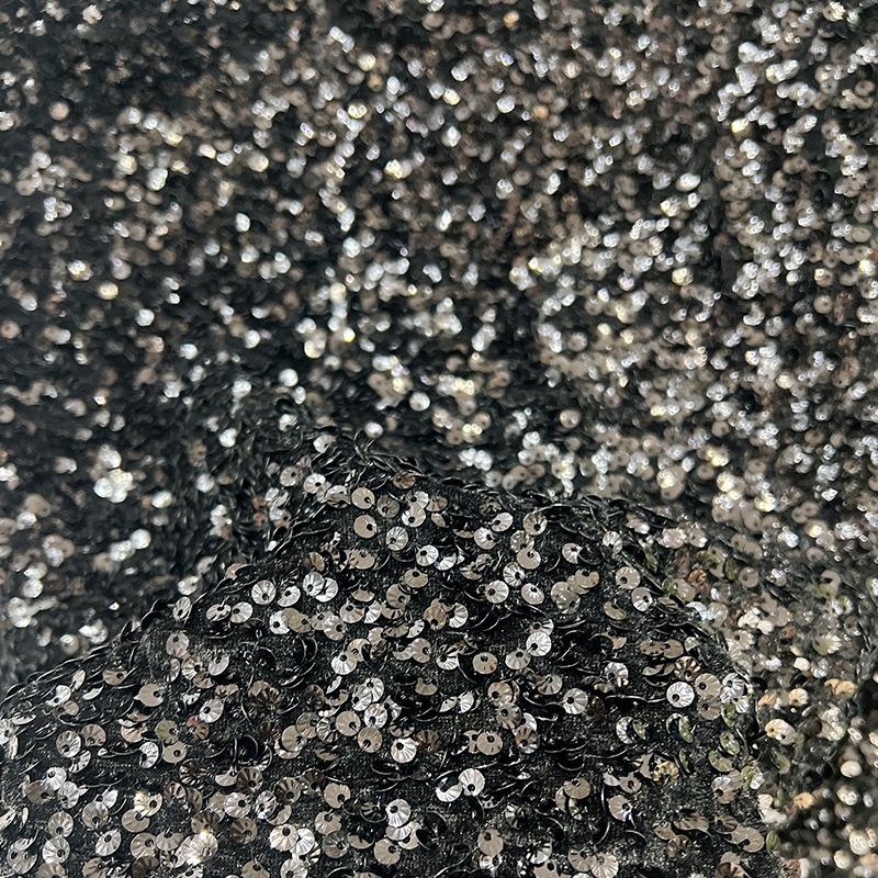 Barevná lesklá flitrová látka Olejově lesklá tylová látka Materiál na svatební šaty Různé styly Domácí flitrová látka Ozdoba oblečení