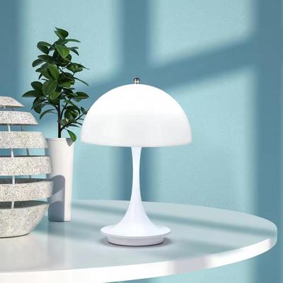 Mushroom Table Lamp USB Charging Flower Buds Table Lamp Touch Dimming Bedroom Bedside Decorative Lamps