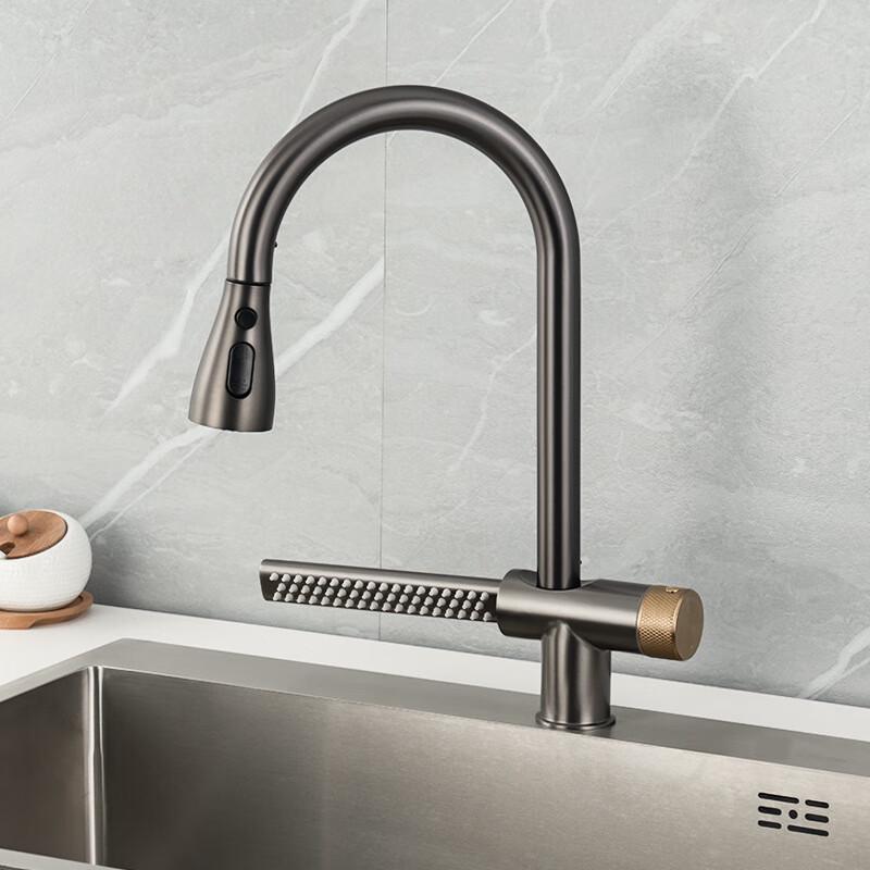 Retractable Multifunction Kitchen Faucet