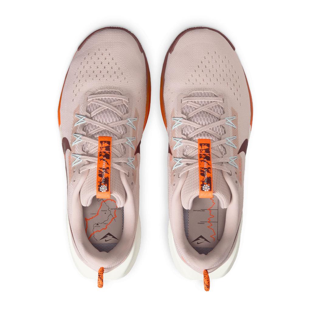 Nike Pegasus Trail 5 Sail Dark Team Red Men Sneakers Cream Silt-Red Hyper-Crimson DV3864-600