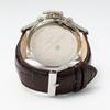 Salvatore Marra Men's Quartz Analog Watch White Leather Strap Business Casual with Watch Cloth