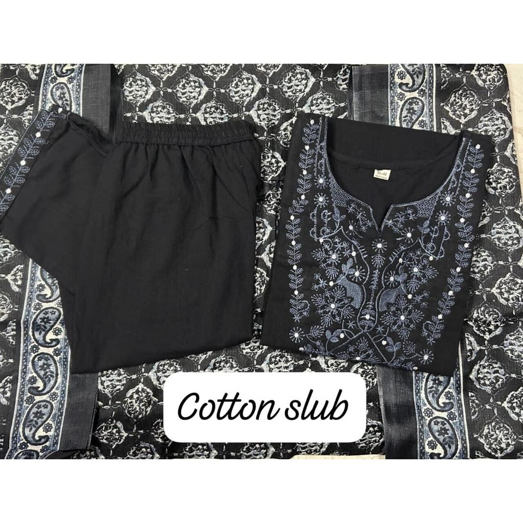 Indian Women Top Tunic Bollywood Salwar Kameez Kurti Pant Dupatta Set Dress VF-20176