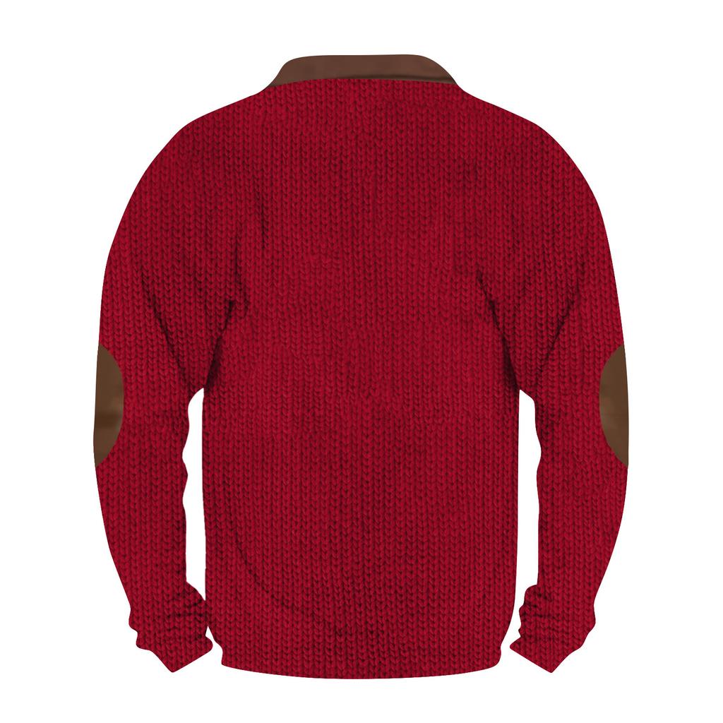 Men'S Outdoor Zipper Long Sleeved Sportswear Casual Sweatshirt