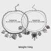 2024 Multi-Layer Metal Retro Love Pendant Necklace - Bohemian Style for Women