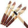 Wood Ballpoint Pen with Metal Pen Clip Business Roller Pen Office Singing Pen For Writing Note Taking Journaling