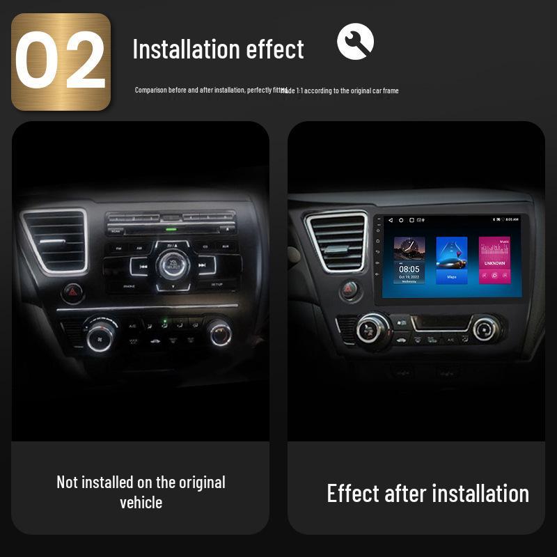 9" Wireless CarPlay Android 12 GPS for 2013-17 Honda Civic US Version 2+32G