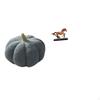 Halloween Pumpkin Cushion Sculpture Figurine Artwork Collectible Ornament Horse Statue Sofa Bed