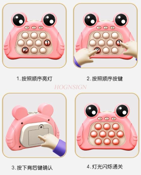 Children'S Ground Mouse Challenge Game Machine Decompression Training Response Puzzle Toys