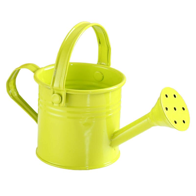 New Metal Watering Can Garden Flower Kettle Mini Small Water Spraying Pot Large Capacity For Kids Adult
