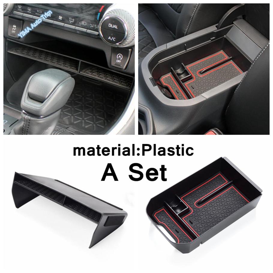 Middle Console Storage Box Multi-grid Armrest Sort Out Tray Container Fit For TOYOTA RAV4 RAV 4 XA50 - 2024 Accessories