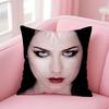 American Sexy Singer Evanescence AAmy Lee Cushion Cover Pillow Case Soft Skin Friendly Fabric  Concealed Zipper