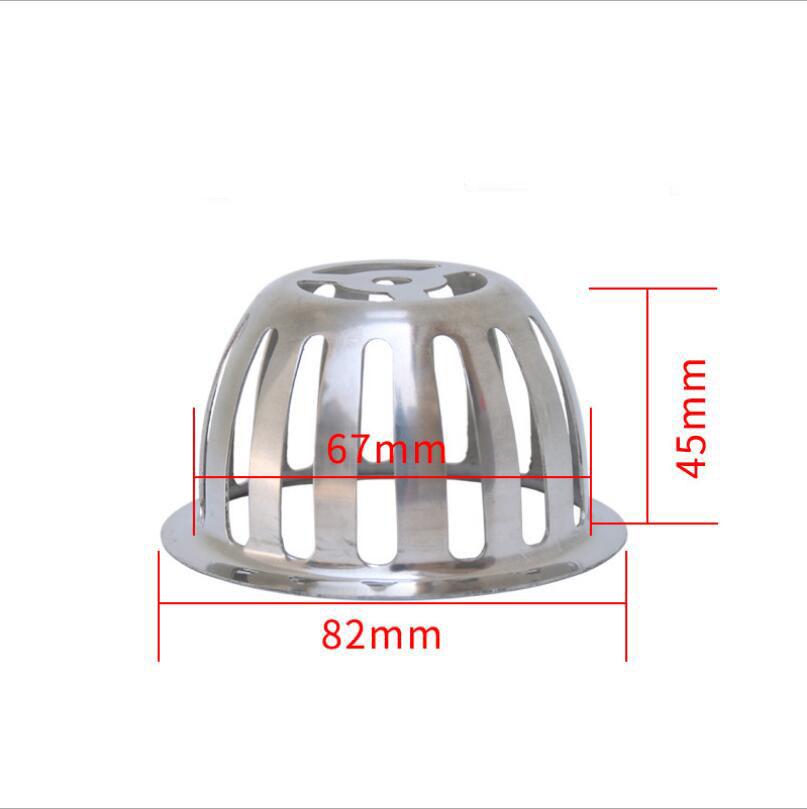 Odpływ podłogowy dachowy ze stali nierdzewnej zapobiegający zatykaniu, Rura kanalizacyjna rynny dachowej Filtr przeciw szczurom, Duży przepływ Sitko deszczowe