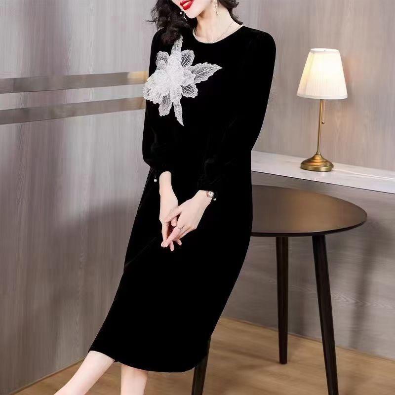 1PC Corsage Multi Layer Polyester Handmade Cloth Sticker Sequin Applique Clothing Fabric Sewing Material