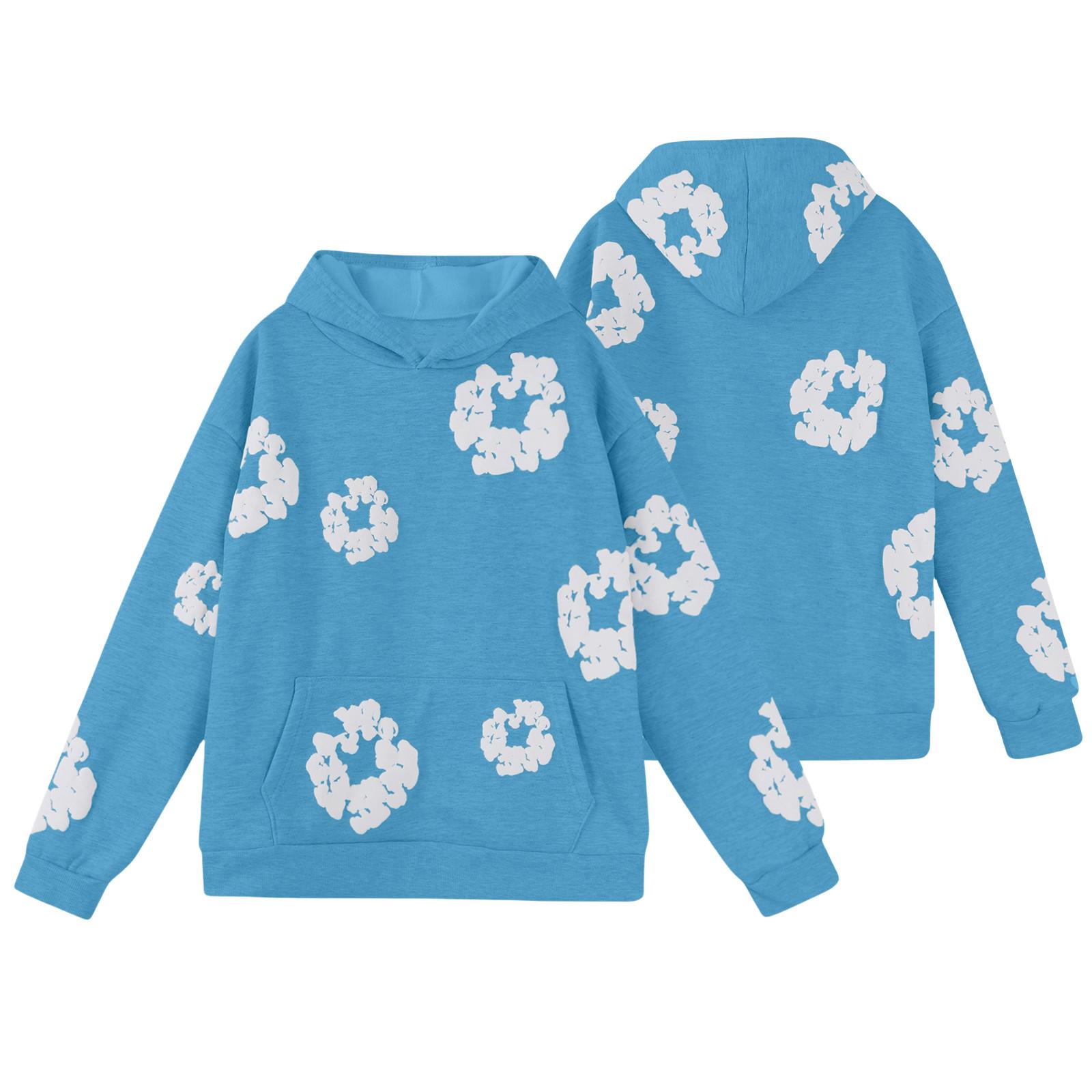 Women s And Men s Hoodie Casual Print Retro Large Pullover Long-sleeved Sweatshirt S 1940₽