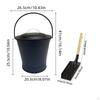 11.2L Ash Bucket Fireplace Efficient Accessories Multifunctional Iron Can Shovels for