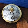 Gold-plated Ink Ceramic Jar Large Sealed Storage Arrangement Vase Porcelain Art Decor