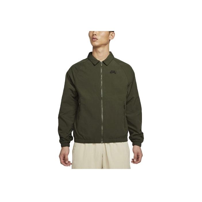 

Nike SB Повседневная спортивная рабочая одежда Скейтборд Тканая куртка Мужская верхняя одежда Зеленый CV4306-325 XL