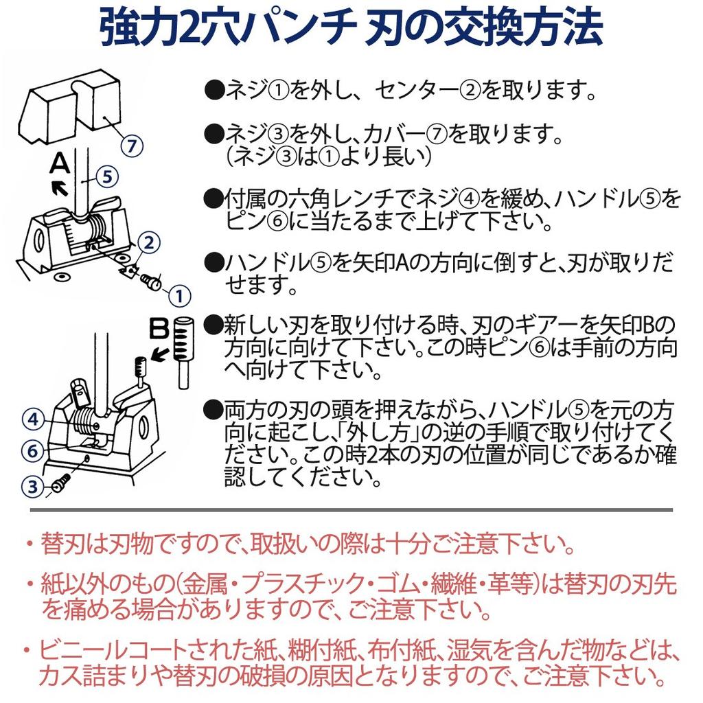 PLUS Heavy Duty Punch 200 Replacement Blade blade per No. [1 pack] 30-277