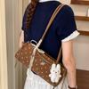 Korean Chic Bow Polka Dot Baguette Bag - Stylish Women's Shoulder & Handheld Bag