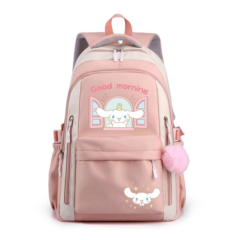 Cartoon Puppy Printed College Style Backpack Student Casual Schoolbag Large Capacity Student Schoolbag