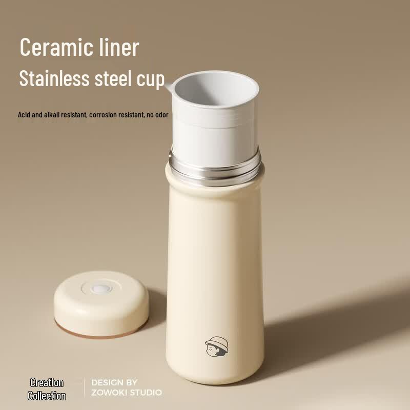 Ceramic Insulated Portable Mug