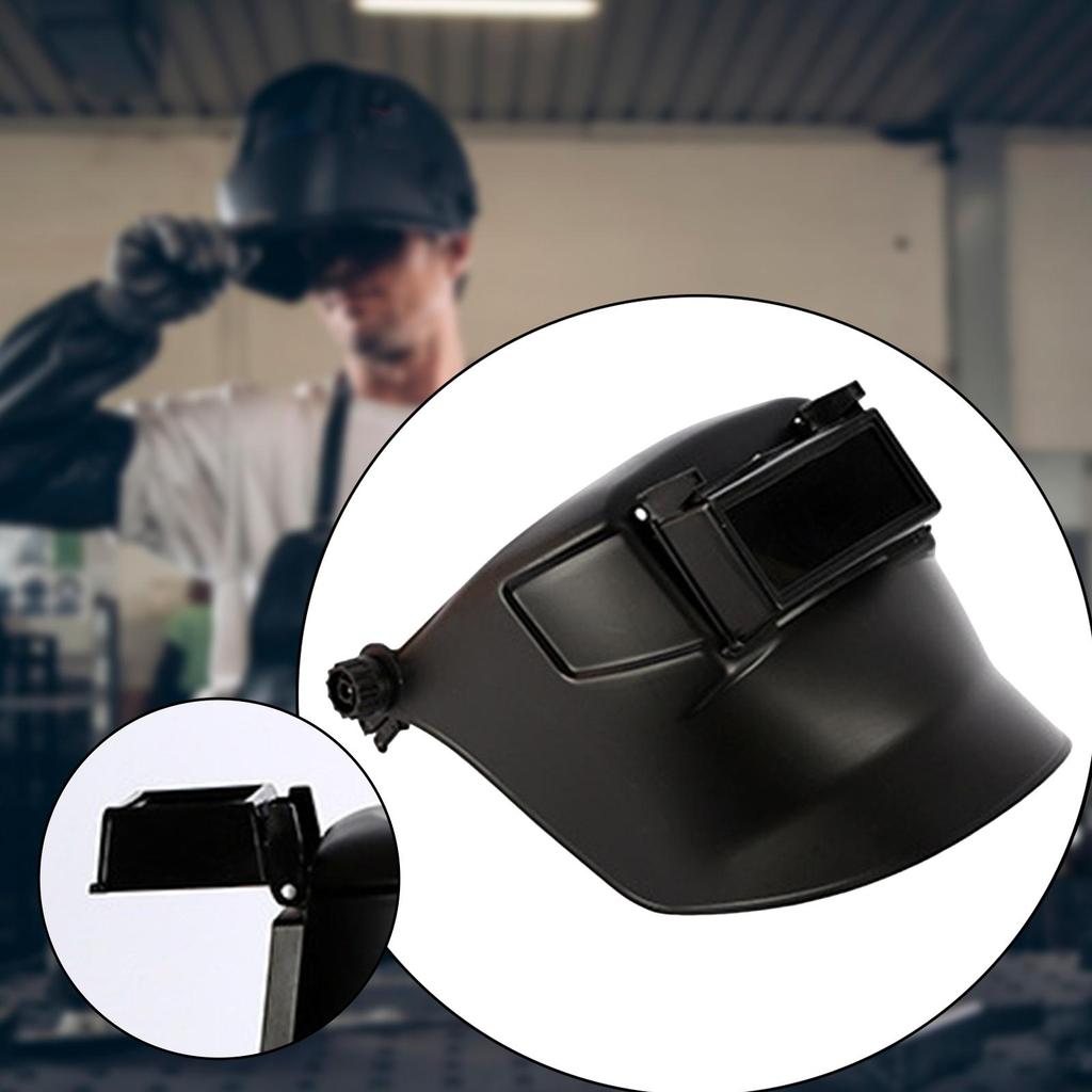 Flip Front Welding Face Cover Guard Detachable Anti Splash Auto Darkening and Clear Lens for Industrial Use Professional