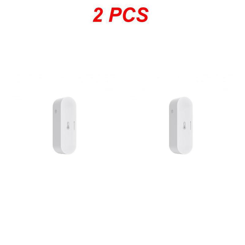 Tuya Homekit Zigbee Smart Temperature Humidity Sensors Dual Powered APP Remote Monitoring Voice Control Works with Alexa Google