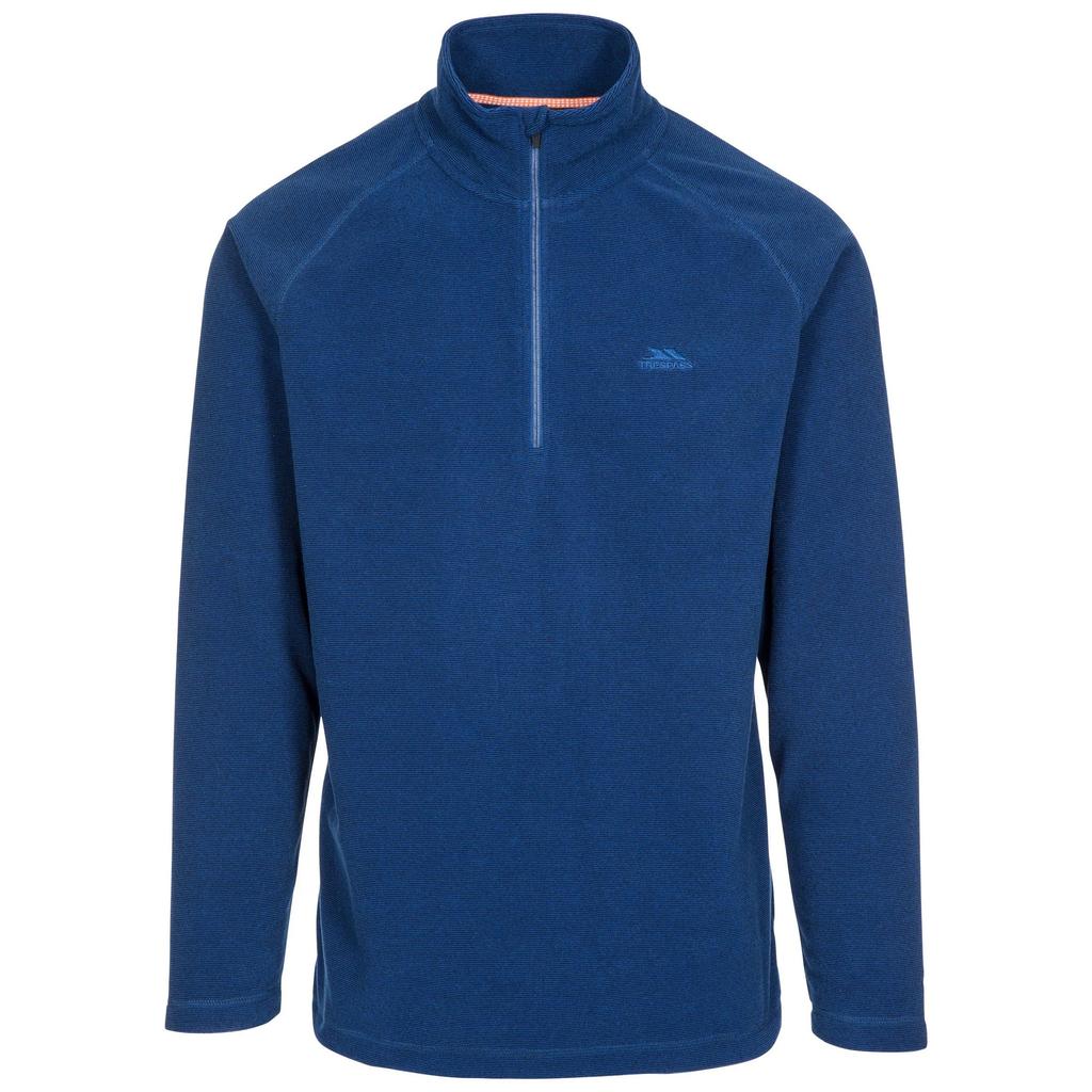 TRESPASS Mens Keynote Anti Pilling 1/4 Zip Fleece Top