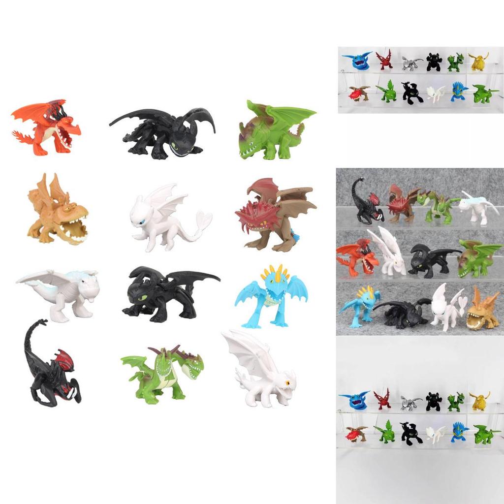 How To Train Your Dragon Pvc Figure Set With Blind Box Design For Collectors Special Characters Included